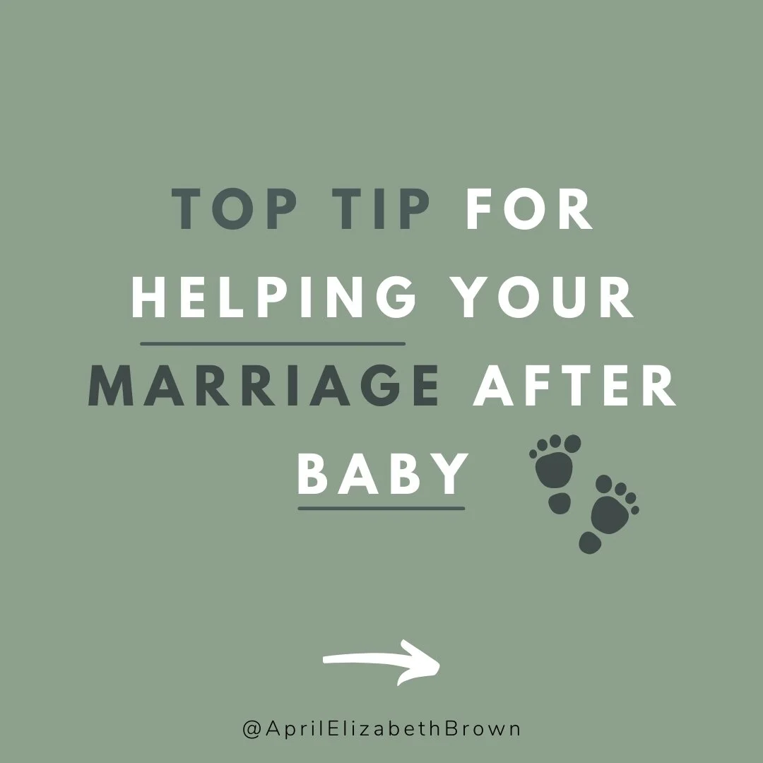 You are exhausted and beginning to resent your partner that they have it easier...

What do you do?

After baby, you don't have the time or energy to invest in your relationship like you did before, especially in the newborn phase. 

So it is importa